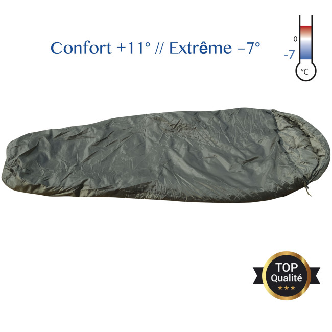 Sac de couchage confort Vert OD - OPEX