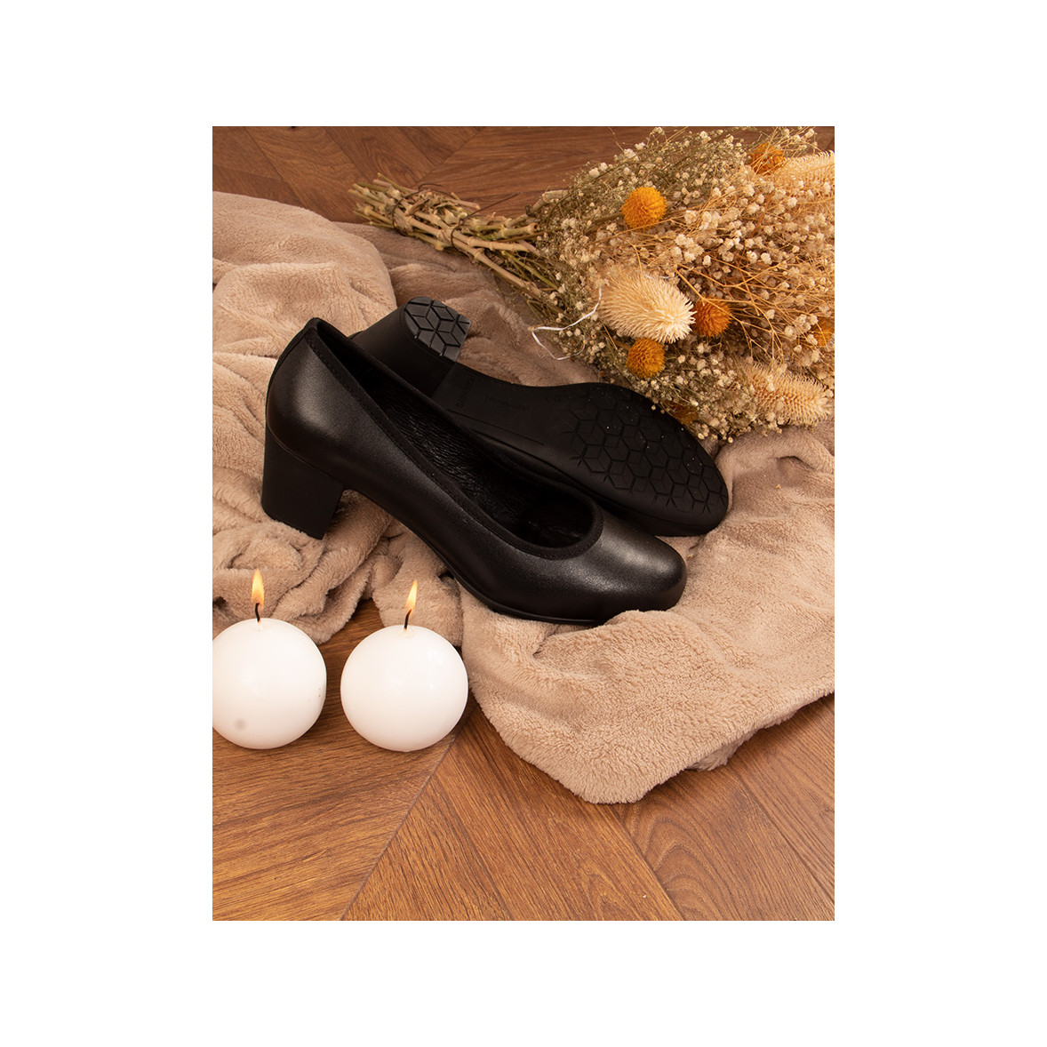 Zapatos de tacón de servicio Candice Negro Nordways