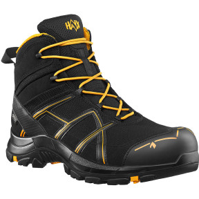 Chaussures de sécurité Black Eagle Safety 40.1 mid S3 noir et orange - Haix