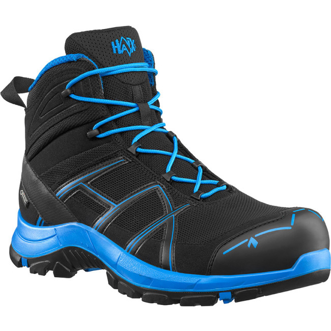 Buty bezpieczeństwa Black Eagle Safety 40.1 mid S3 czarno-niebieskie - Haix