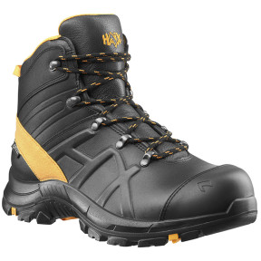 Black Eagle Safety 54 Mid S3 Sicherheitsschuhe schwarz und orange - Haix