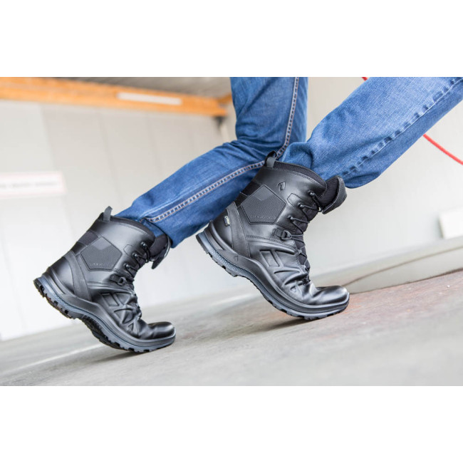 Buty robocze Black Eagle Tactical 2.0 GTX high O2 czarne - Haix