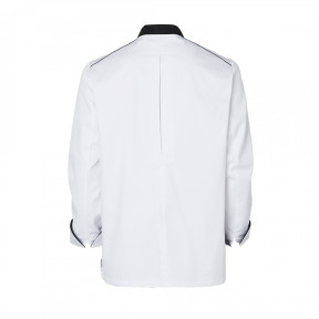 Veste de cuisine homme Néospirit Blanc et Noir - Molinel