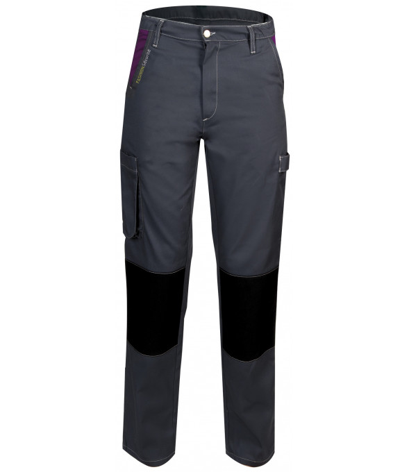 Fashion Sécurité 661003 PepS Confort Pantalon de travail taille M Gris/Violet 