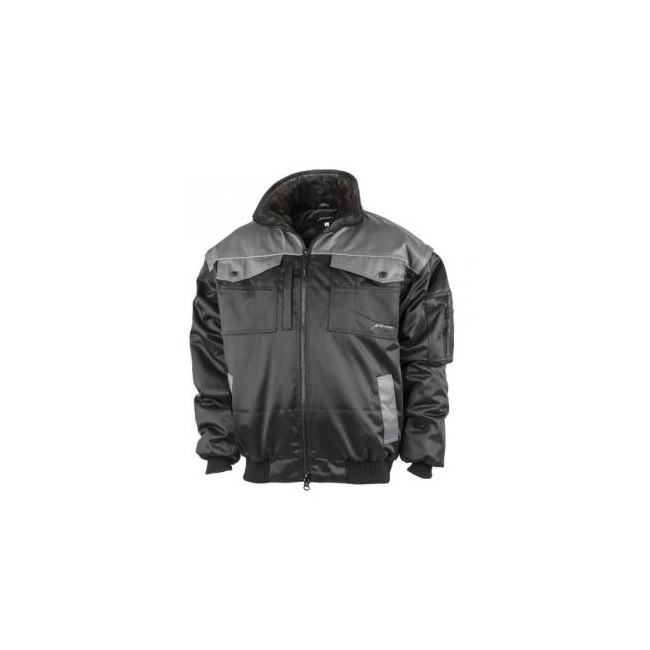 Veste de pilote 4 en 1 Allrounder Noir et Gris - Albatros