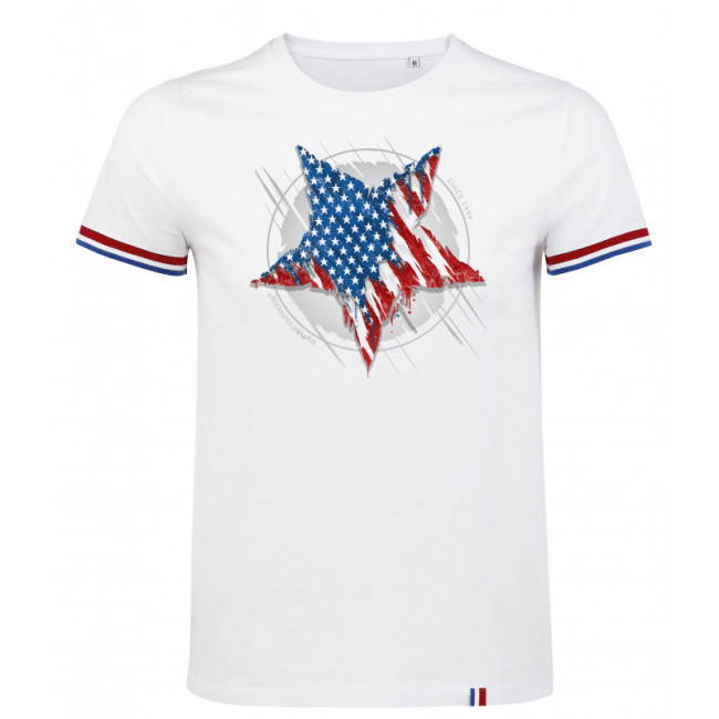 TS US-Stern Tricolore weiß - Army Design by Summit Outdoor