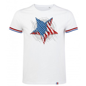 TS Gwiazda US Trójkolorowa biała - Army Design by Summit Outdoor