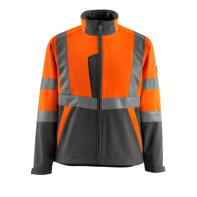 Veste softshell SAFE LIGHT Hi-vis orange/Anthracite foncé - Mascot