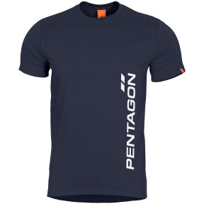 Ageron T-Shirt Pentagon Vertical Midnight Blue - Pentagon