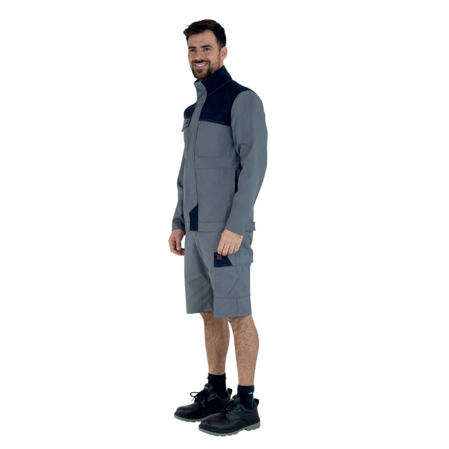 Blouson de travail Grenat Minéral gris / Marine - Lafont