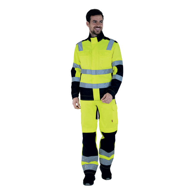 Werkjas Lux HV Geel / Zwart - Lafont