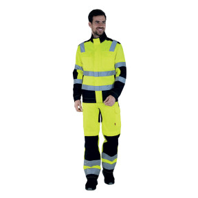 Blouson de travail Lux HV Jaune / Noir - Lafont