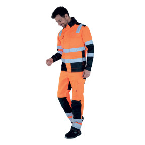 Bluza robocza Lux HV Pomarańczowa / Czarna - Lafont