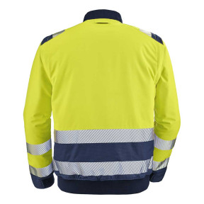 BLOUSON TEDDY ALPILLES JAUNE FLUO / NAVY - Lafont