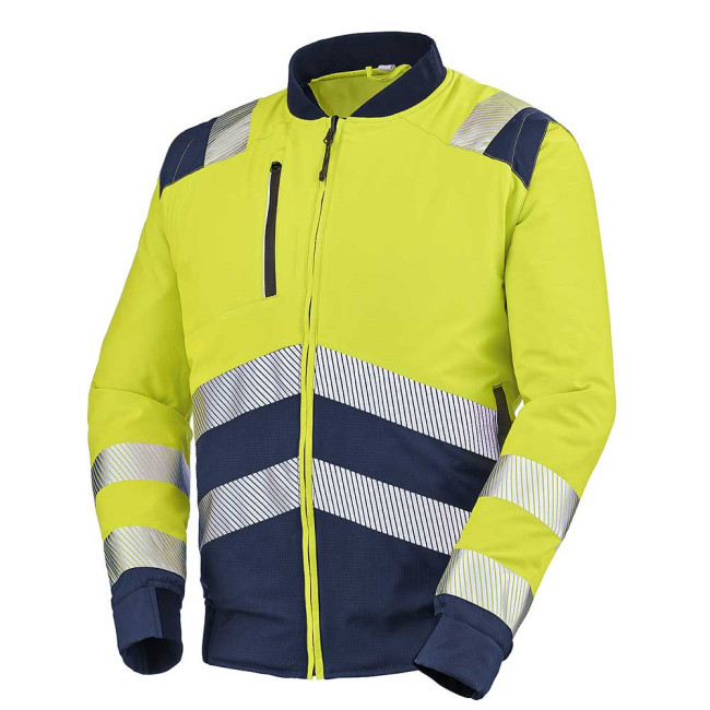 BLOUSON TEDDY ALPILLES JAUNE FLUO / NAVY - Lafont