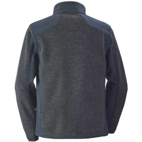 Sweter na zamek Champoleon niebieski melanż i czarny - Lafont