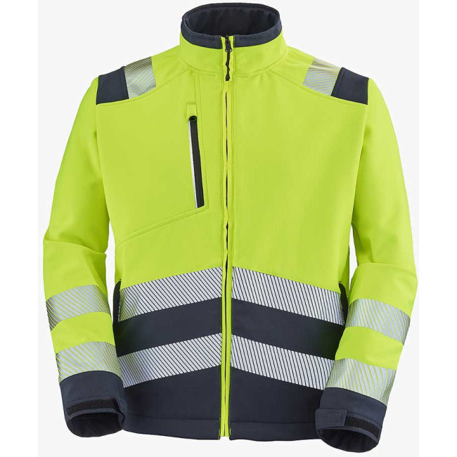 Veste softshell Tatras jaune fluo et marine - Lafont