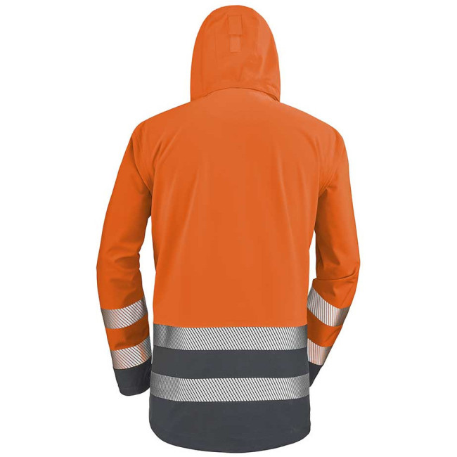 Parka coqué Erwin orange fluo et marine - Lafont