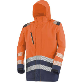 Gefütterter Parka Erwin in Neonorange und Marineblau - Lafont