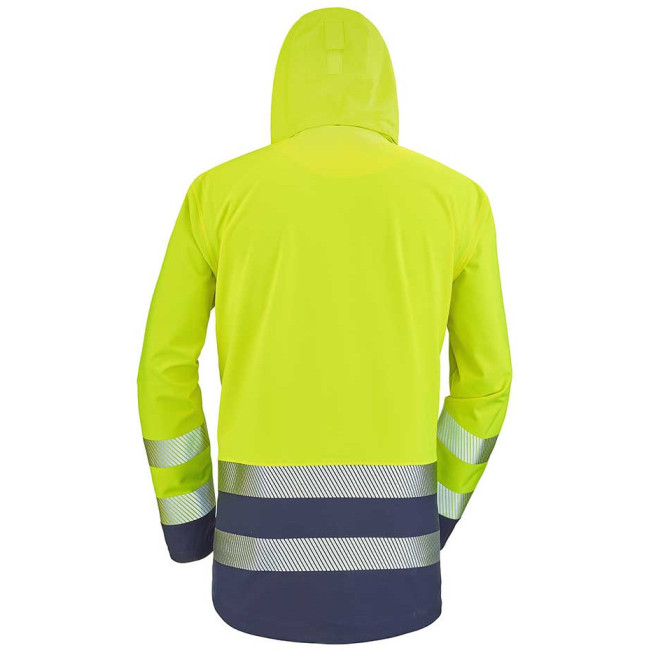 Parka coqué Erwin jaune fluo et marine - Lafont