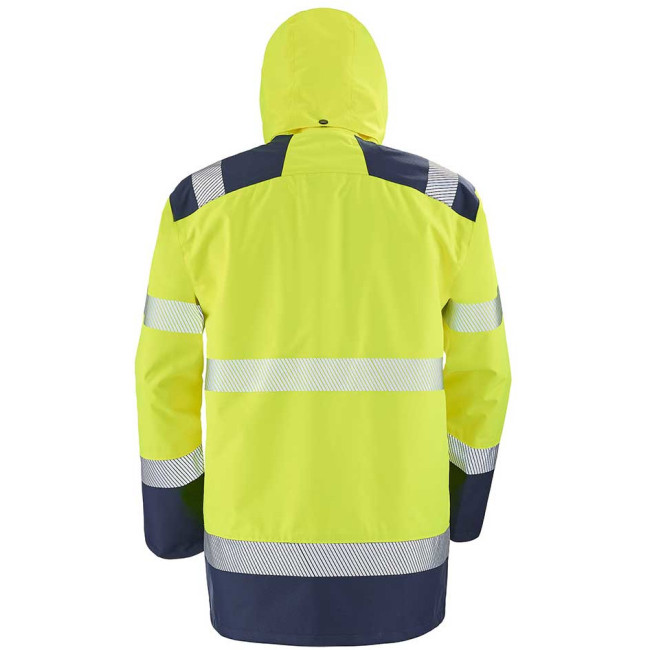 Parka 4 w 1 Matra żółty fluo i granatowy - Lafont