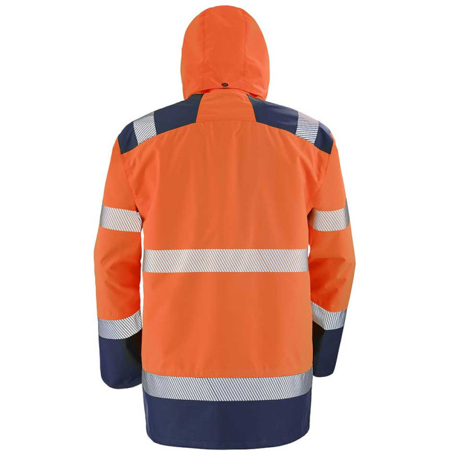 4-in-1-Parka Matra fluoreszierend orange und marineblau - Lafont