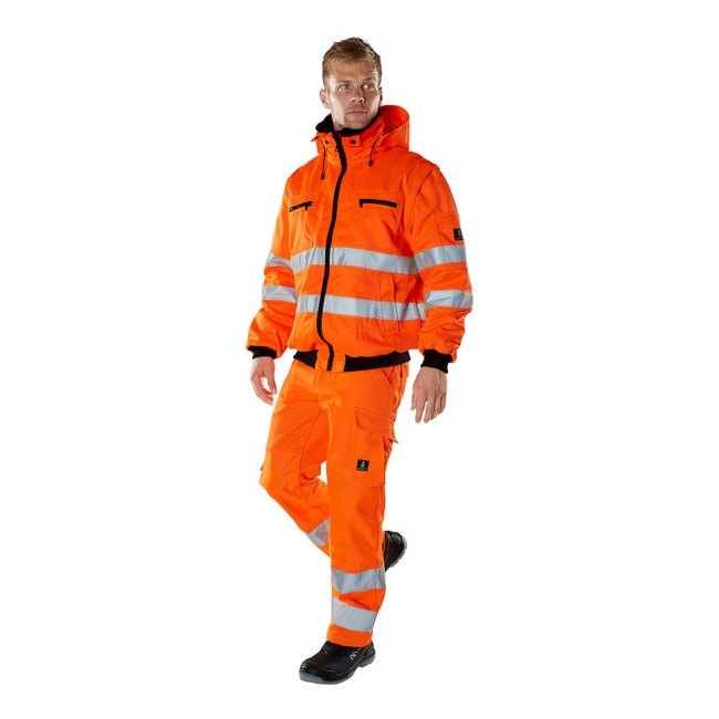 Pantalon avec poches genouillères GERALDTON Orange - Mascot