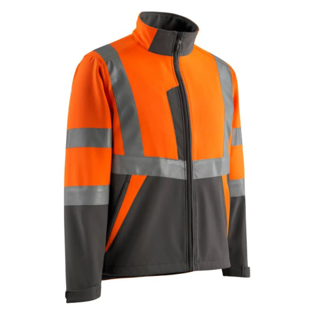 KIAMA HV Orange/Anthrazit Softshell-Jacke - Mascot