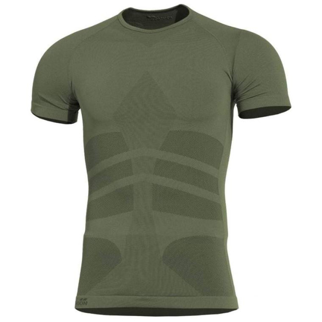 T-shirt Plexis z krótkimi rękawami Camo Zielony - Pentagon