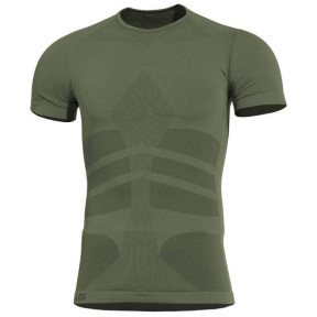 T-Shirt Plexis Kurzarm Camo Grün - Pentagon