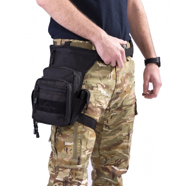 Pentagon Max-S 2.0 Oberschenkelholster Schwarz