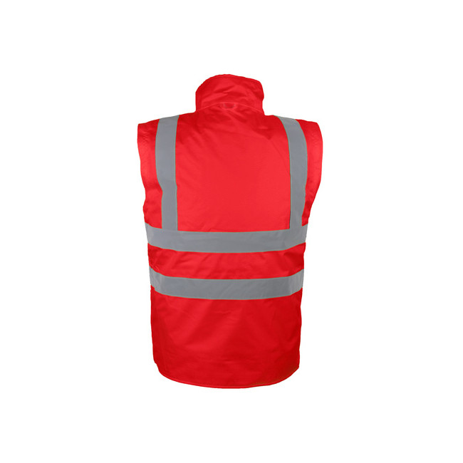 Hochsichtbare 4-in-1 Parka rot - Singer Safety