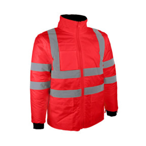Parka 4 en 1 haute visibilité rouge - Singer Safety