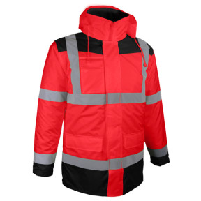 Parka 4 en 1 haute visibilité rouge - Singer Safety