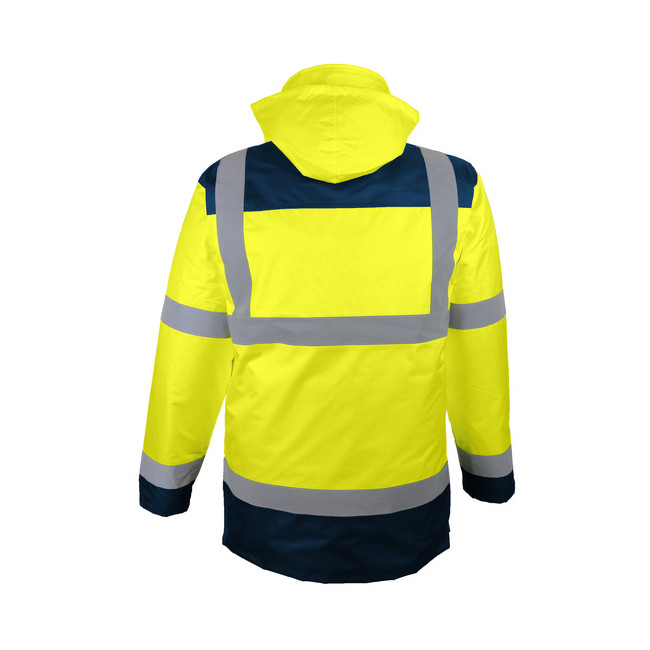 Parka 4 w 1 o wysokiej widoczności żółta - Singer Safety