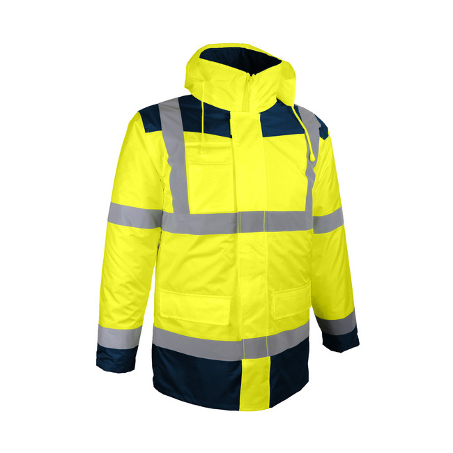 Parka 4 w 1 o wysokiej widoczności żółta - Singer Safety