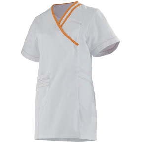 Weiß-orangefarbene Lilie-Tunika - Lafont