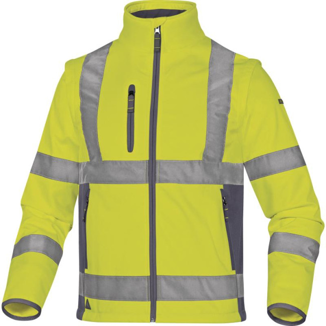 Softshell-Weste Hohe Sichtbarkeit Gelb - Delta Plus
