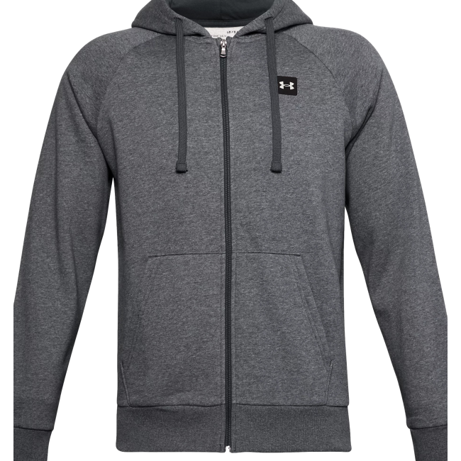Under Armour Rival Fleece Full Zip Kapuzenpullover Grau