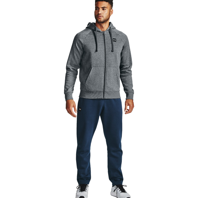 Hoodie Rival Fleece Full Zip Grijs - Under Armour