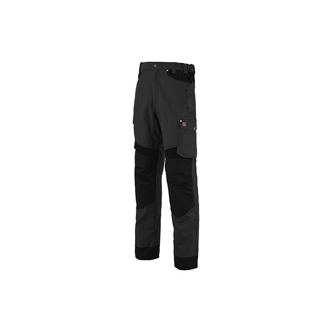 PANTALON H POCHES TAILLE VOLANTES ROTOR NOIR - Lafont PANTALON H POCHES TAILLE VOLANTES ROTOR NOIR - Lafont