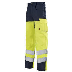 Pantalon haute visibilité Iris (EJ 82) jaune et marine - Lafont