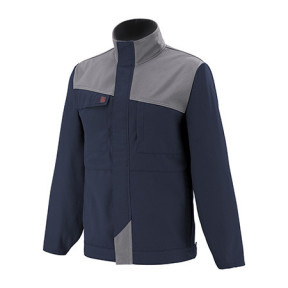 Arbeitsjacke Granat Marine / Mineral Grau - Lafont