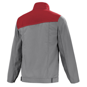Bluza robocza Grenat Mineralny szara / Czerwona - Lafont