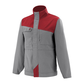 Bluza robocza Grenat Mineralny szara / Czerwona - Lafont