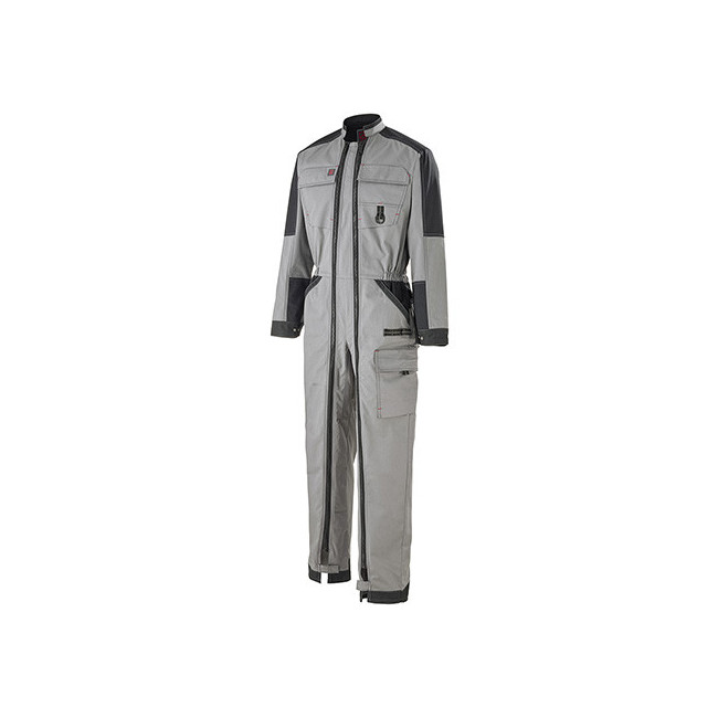 COMBINAISON DOUBLE FERMETURE À GLISSIÈRE WIRE GRIS / NOIR - Lafont