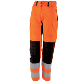Damen-Arbeitshose Tara HV Orange / Schwarz - Lafont