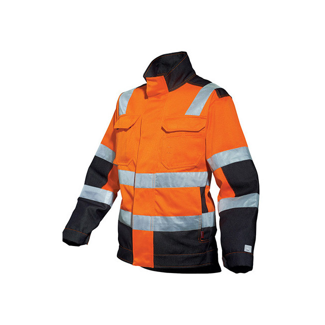 Blouson de travail Lux HV Orange / Noir - Lafont