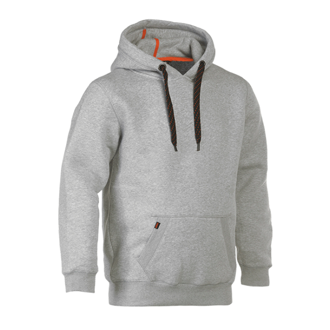 Sweat de travail à capuche HESUS Gris Chiné - Herock