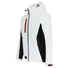 Softshell à capuche TRYSTAN Blanc - Herock